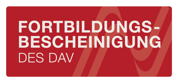 DAV Fortbildungsbescheinigung